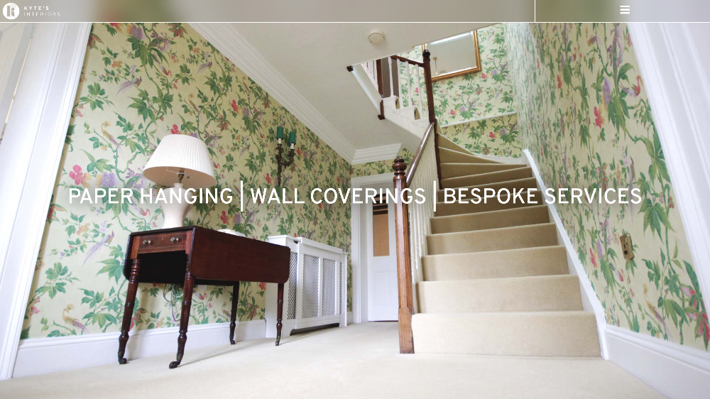 Kyte’s Interiors new website design