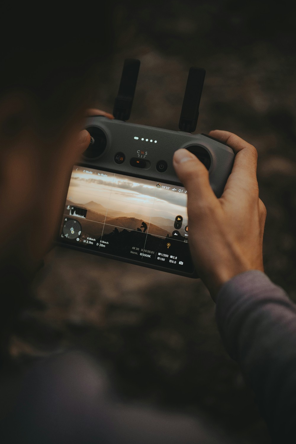 Photography telling a visual story on a website