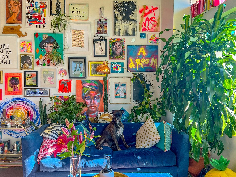 Maximalist website design example