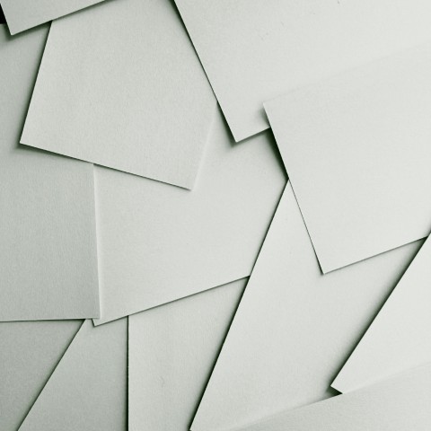 Paper scattered over a desk