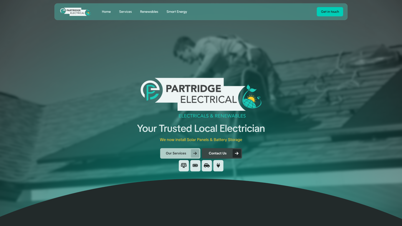 Home page screenshot